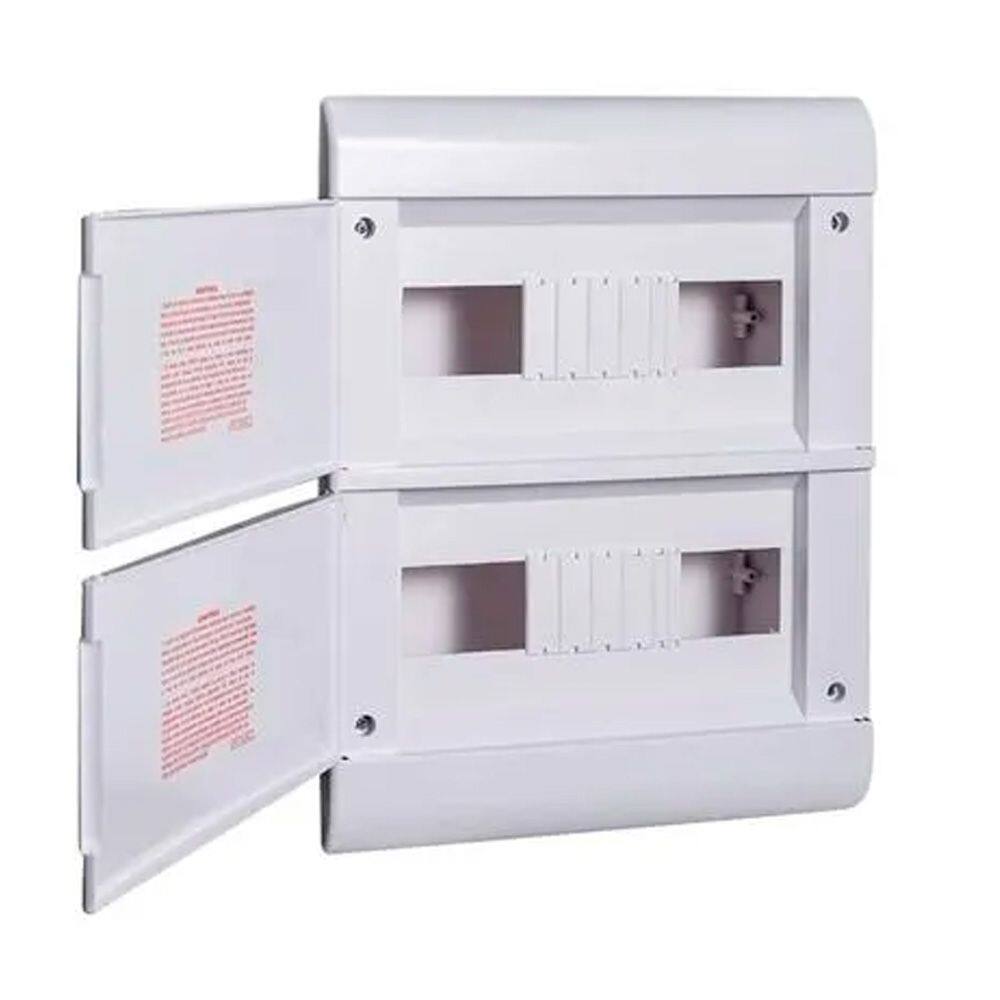 Caixa Distribuição Quadro Luz 24 Din Embutir Steck Ouro Box