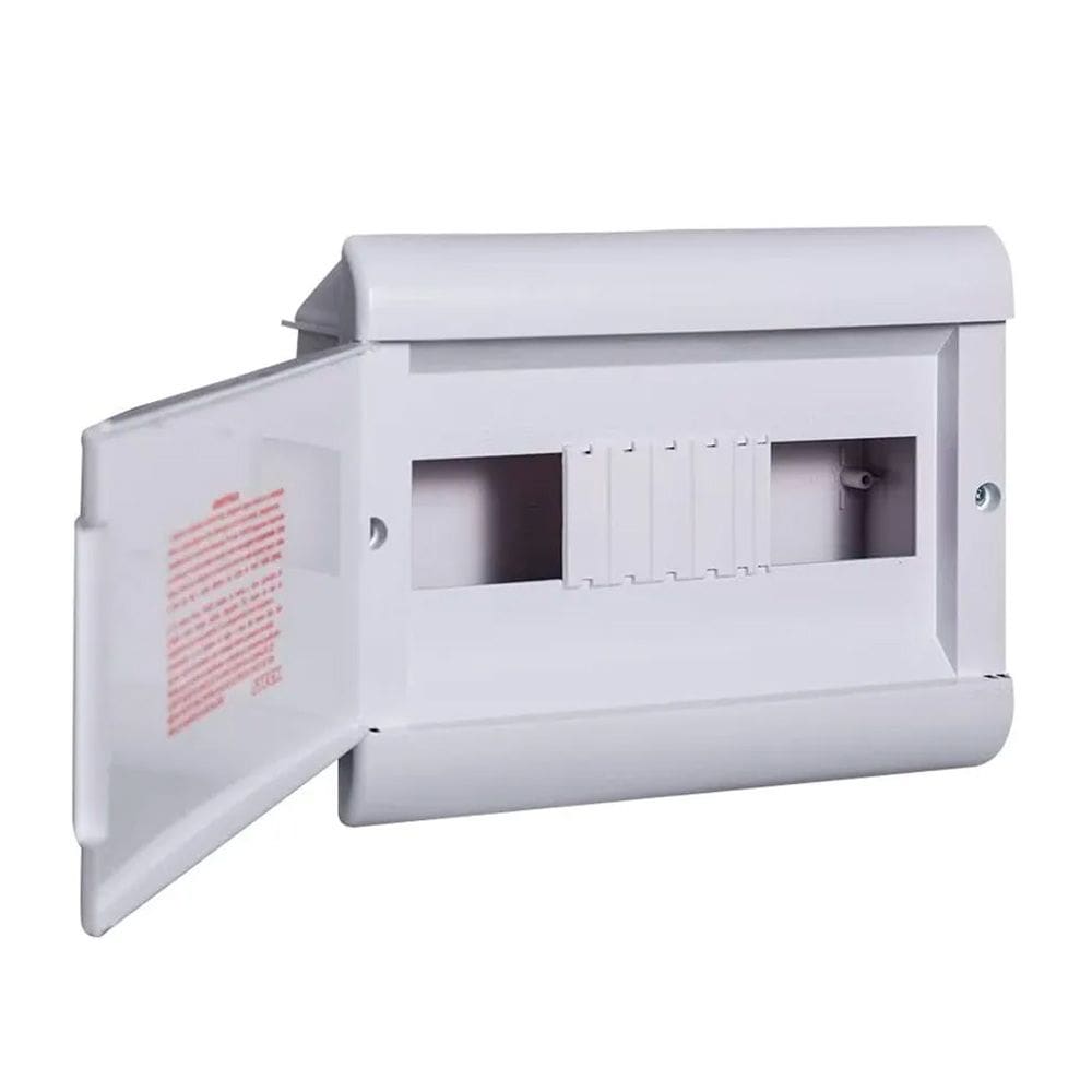 Caixa Distribuição Quadro Luz 8 Din Embutir Steck Ouro Box