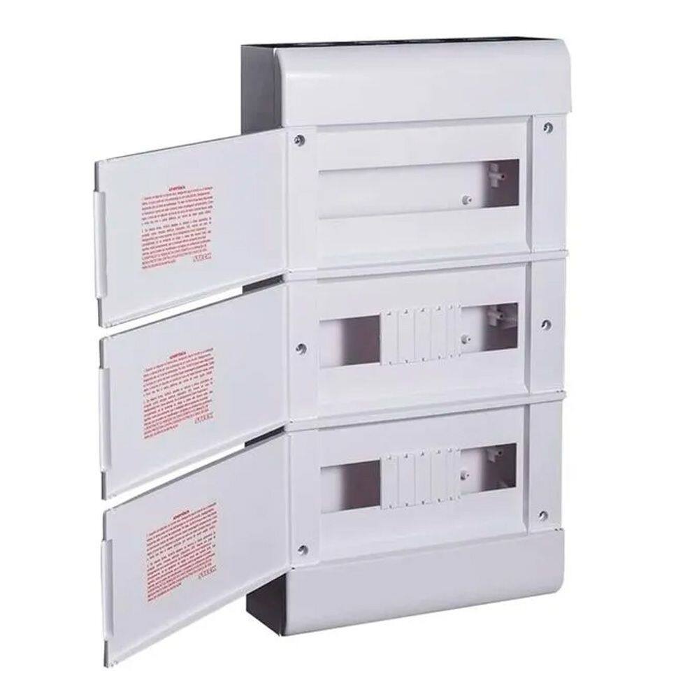 Caixa Distribuição Quadro Luz 35 Din Embutir Steck Ouro Box