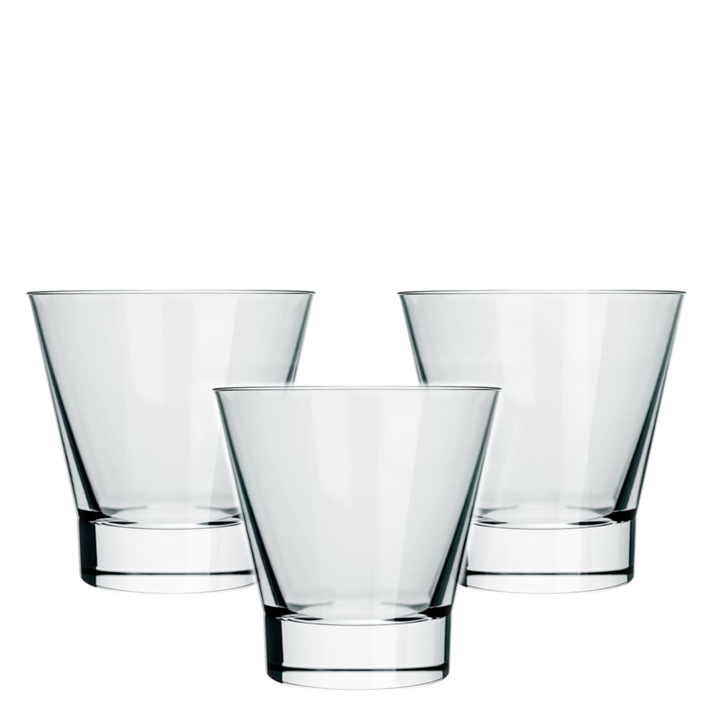 Copo Baixo para Caipirinha Ilhabela 350ml 3 Unidades