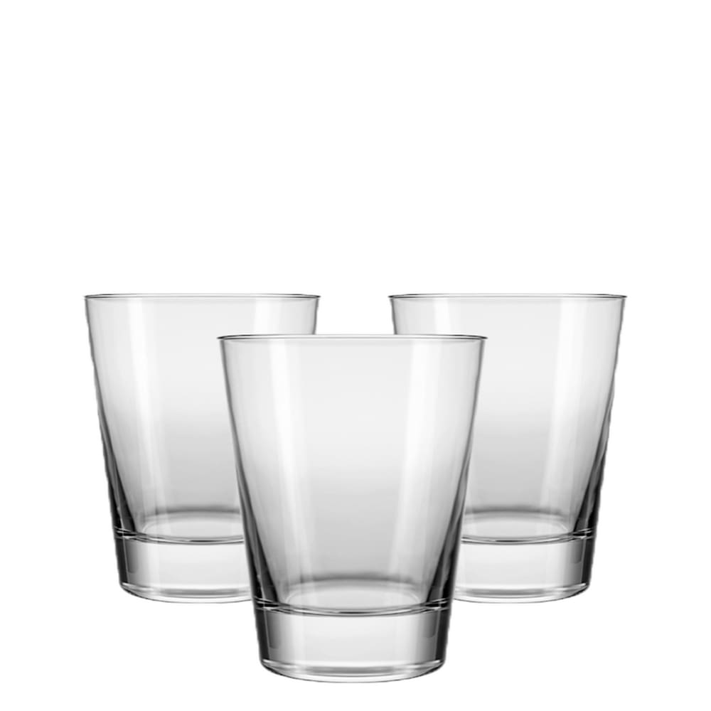 Copo Baixo para Caipirinha Old Fashioned 220ml 3 Unidades
