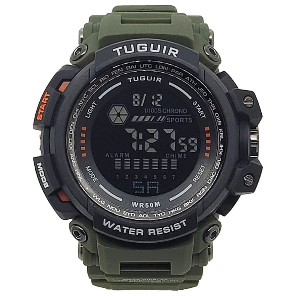 Relógio Masculino Relógio Tuguir Digital TG30407 Verde e Preto