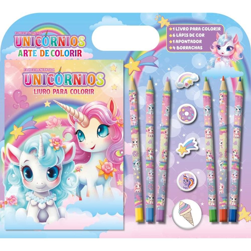 Unicórnios Arte de Colorir
