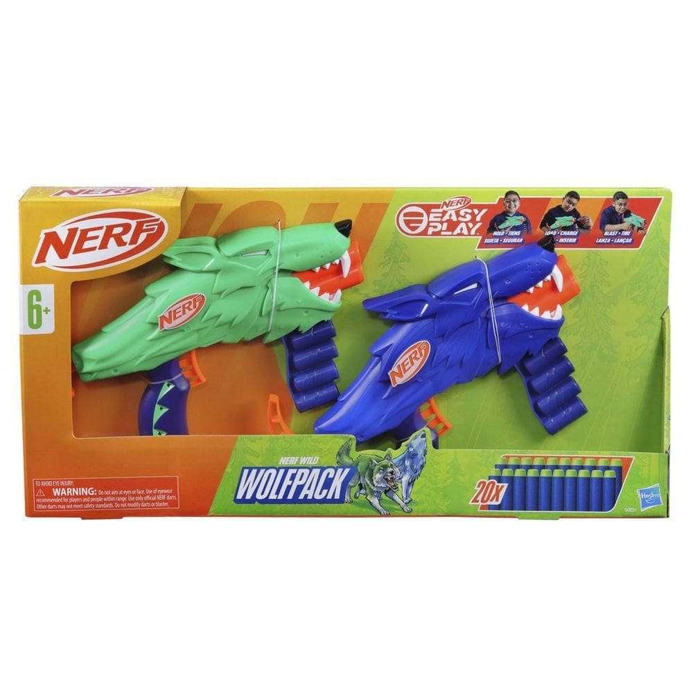 Lança Dardos Nerf Wild Wolfpack - Hasbro