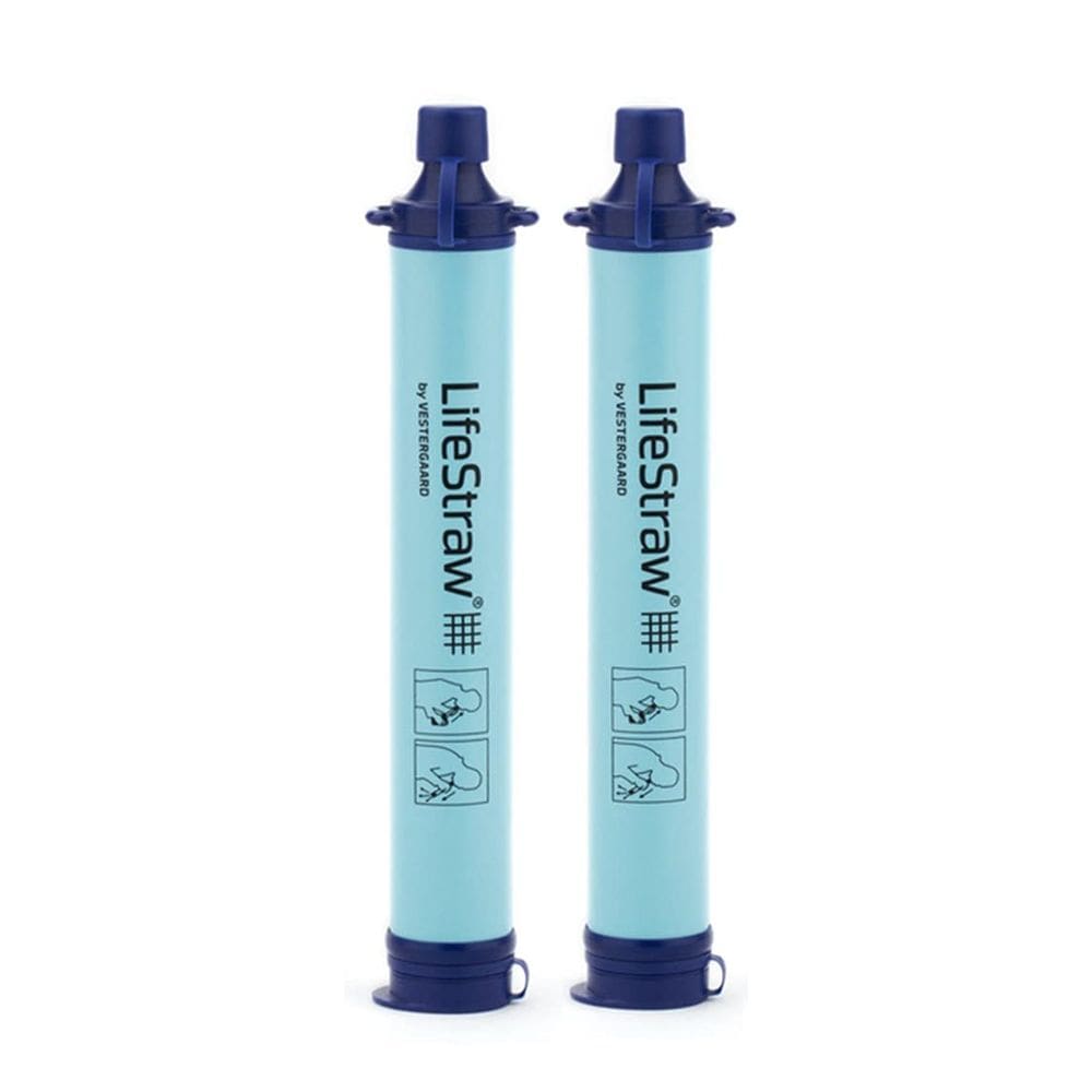 Filtro de água LifeStraw Personal para caminhadas e acampamento, pacote com 2