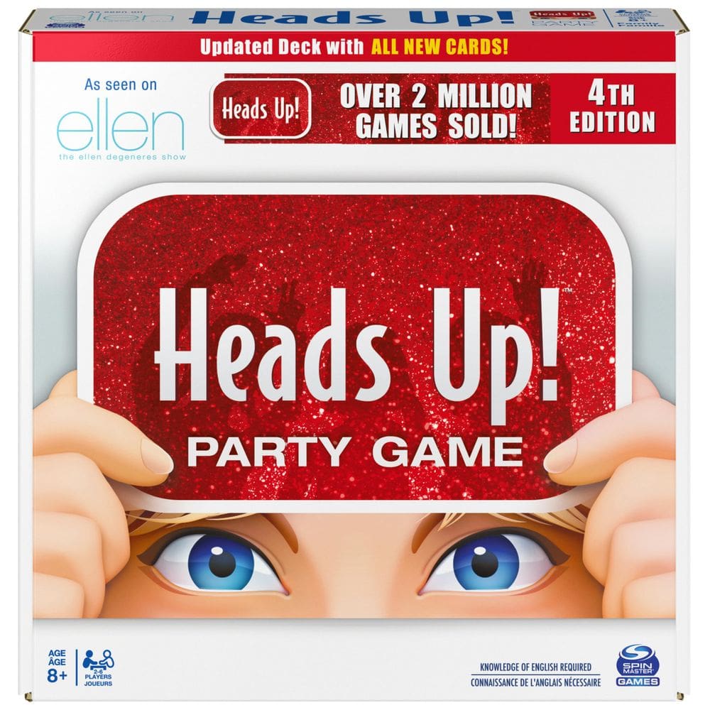 Jogo de tabuleiro Spin Master Games Head`s Up! Party 4ª edição