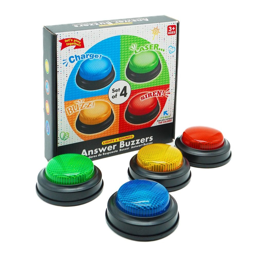 Conjunto de 4 campainhas de resposta Gelabur para sala de aula de jogos de perguntas e respostas