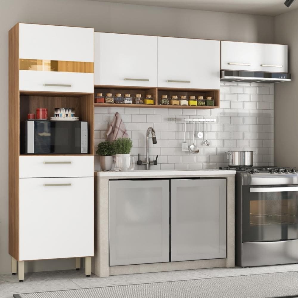 Armário de Cozinha Compacta 3 Peças Dama