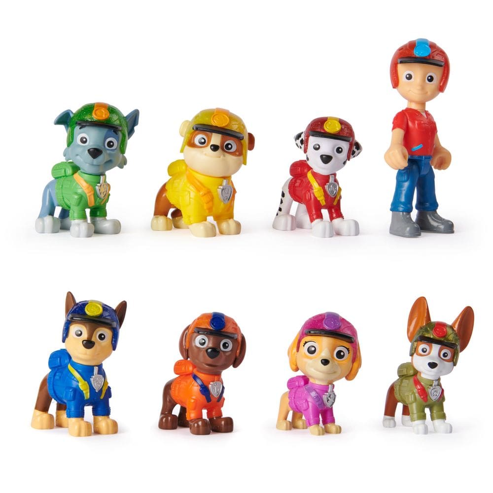 Pacote de presentes de bonecos de ação Paw Patrol Jungle Pups para crianças a partir de 3 anos