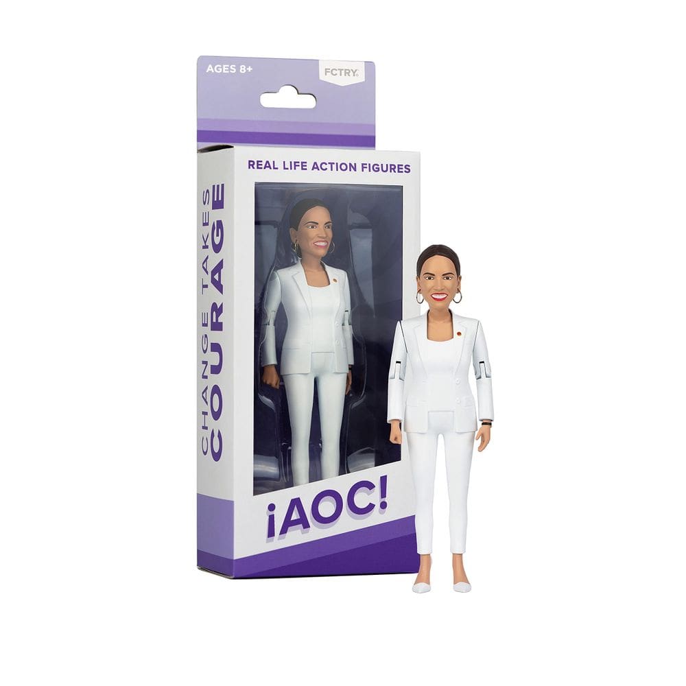 Boneco de ação FCTRY Alexandria Ocasio-Cortez US Rep. AOC 15cm