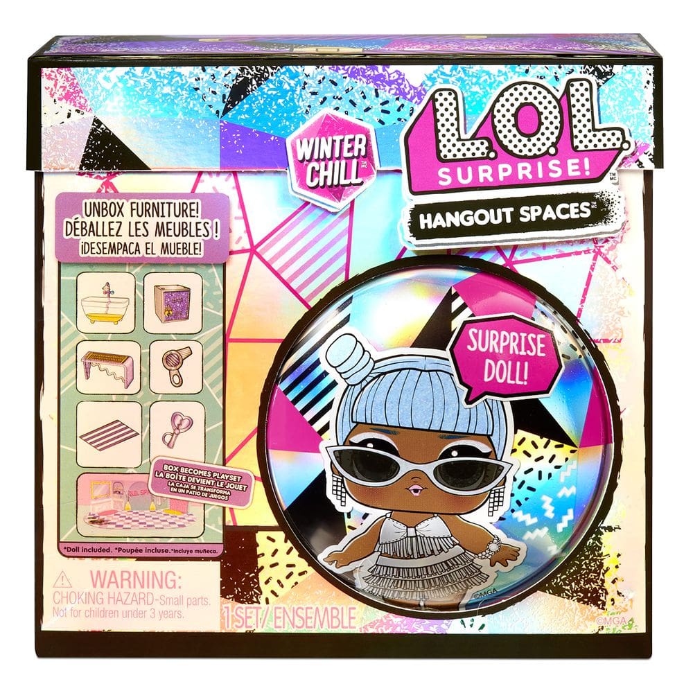 Mobiliário Playset L.O.L. Surprise! Winter Chill com boneca de gelo
