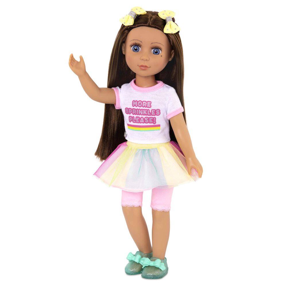 Doll Battat Glitter Girls Kika de 14 polegadas com roupa de sorvete