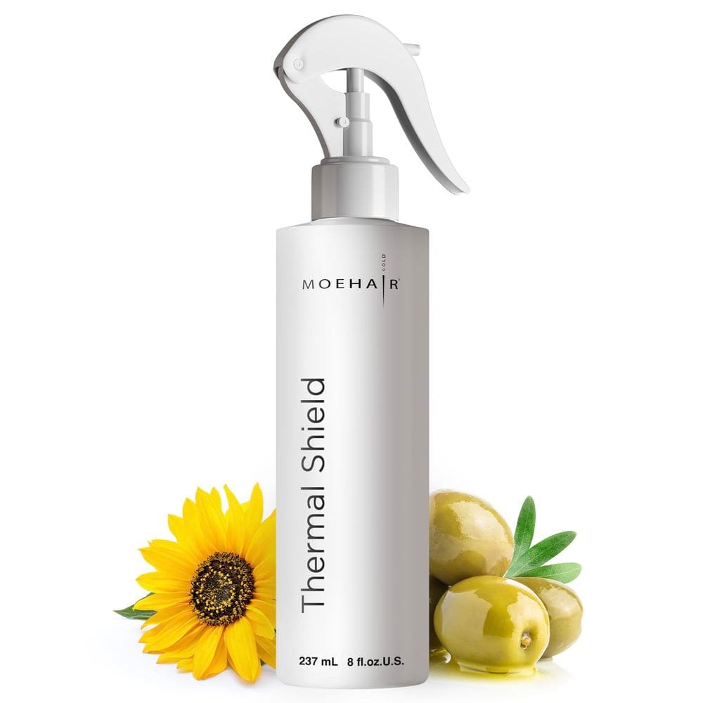 Spray de proteção térmica MOEHAIR Secador de cabelo e chapinha 240mL