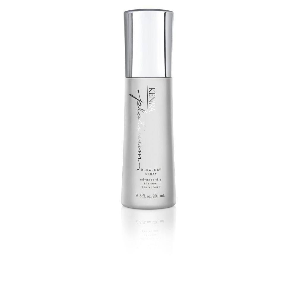 Spray de secagem com secador de cabelo Kenra Platinum, protetor térmico que economiza tempo