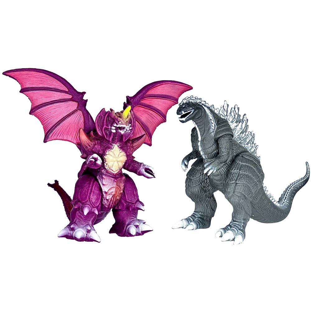Conjunto de 2 bonecos de ação TWCare Godzilla Ultima vs Destoroyah