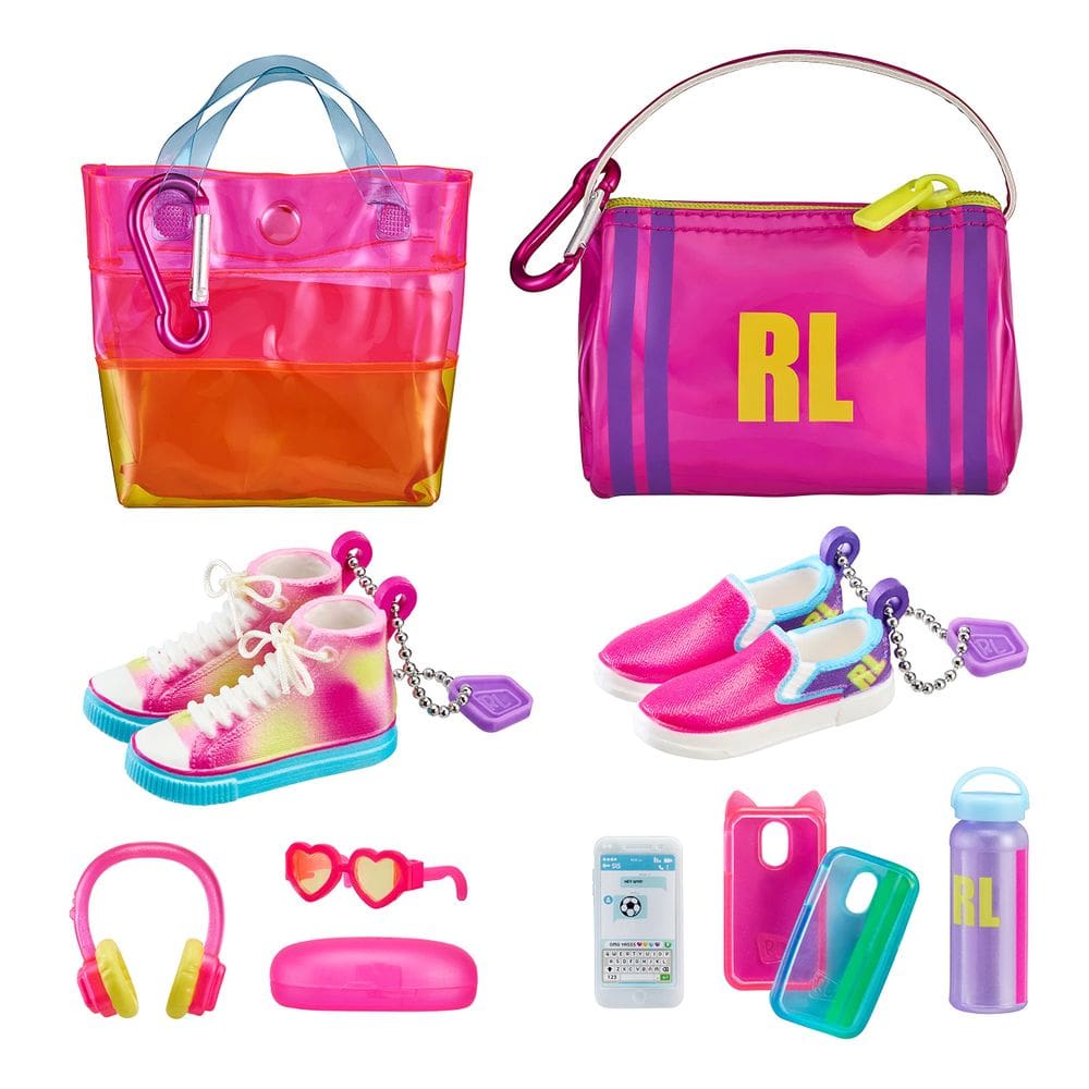 Micro tênis e bolsa colecionáveis REAL LITTLES com surpresas
