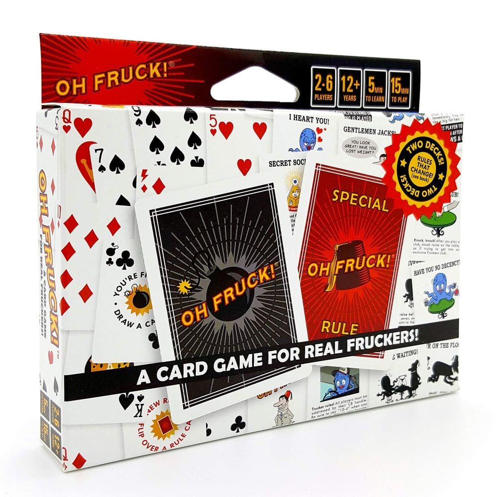 Jogo de cartas Oh Truck! Estratégia com regras especiais de 2 a 6 jogadores