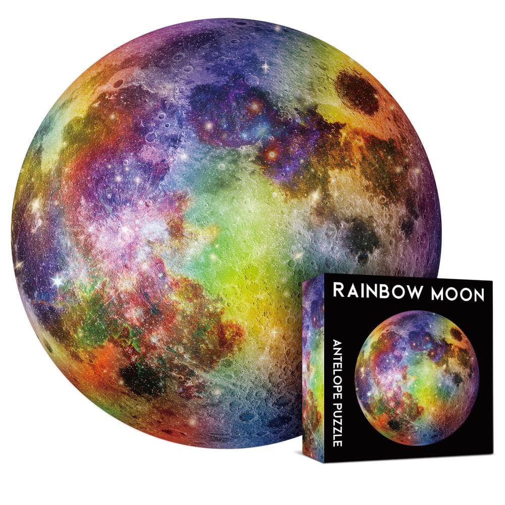 Quebra-cabeça ANTELOPE Rainbow Moon 1000 peças para adultos
