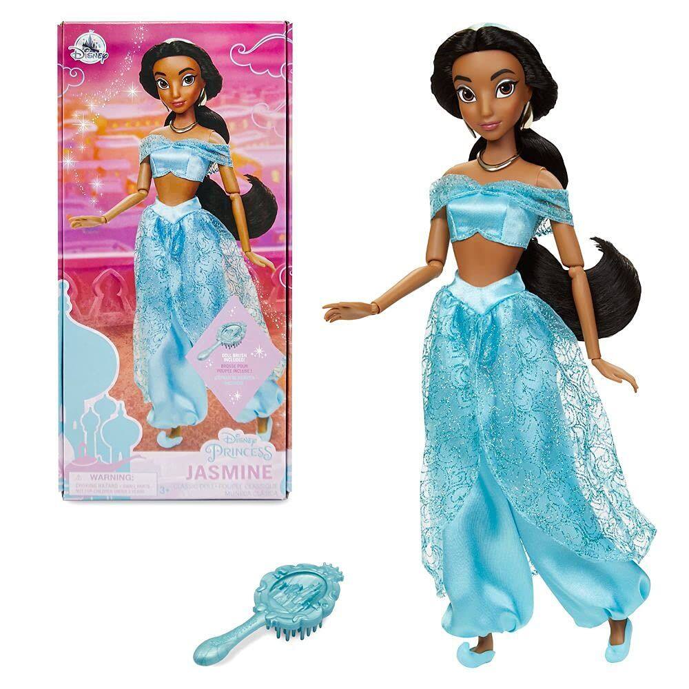 Boneca Disney Store Princess Classic Jasmine 28cm com acesso.