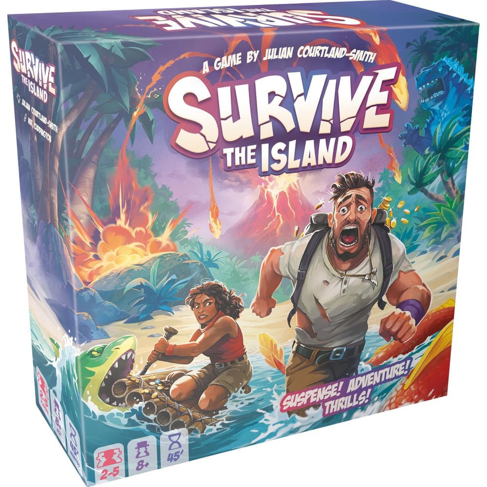 Jogo de Tabuleiro Survive The Island 2024 Edition Zygomatic Kids 8+