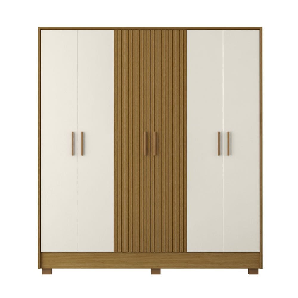 Roupeiro Casal Londres 6 Portas 2 Gavetas Poliman