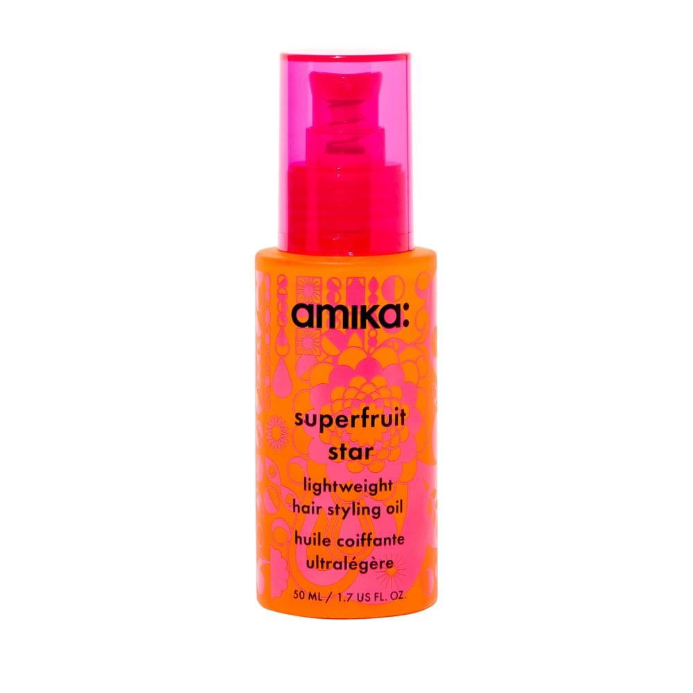 Óleo modelador de cabelo Amika Superfruit Star Lightweight