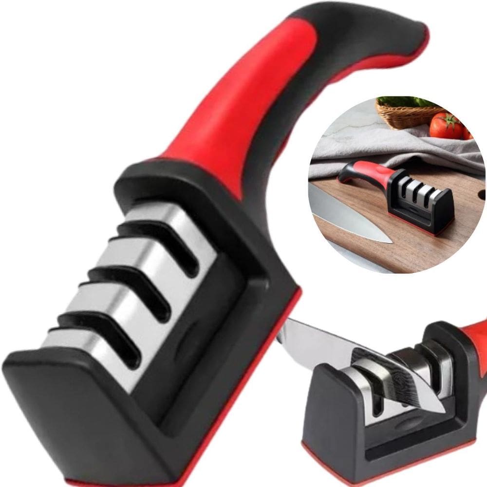 Afiador Facas Tesouras Premium Resistente