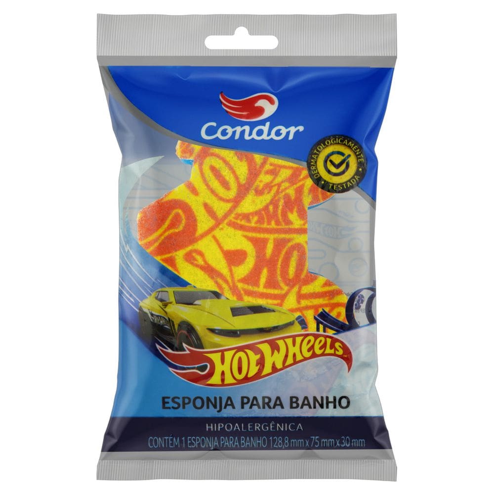 Esponja para Banho Hot Wheels Condor