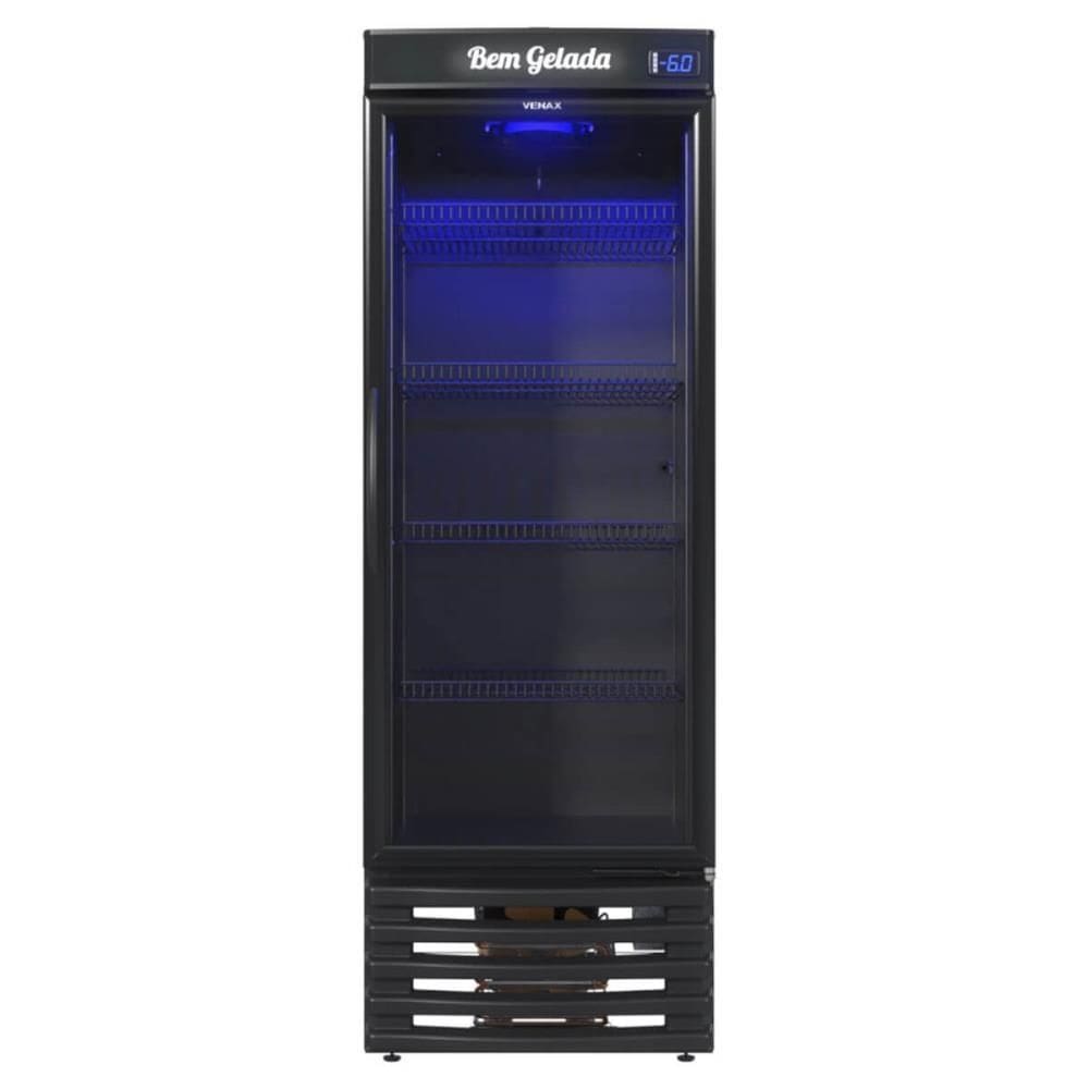Expositora Cervejeira Venax EXPVBL 550L Bem Gelada Preto Fosco 220V 32183