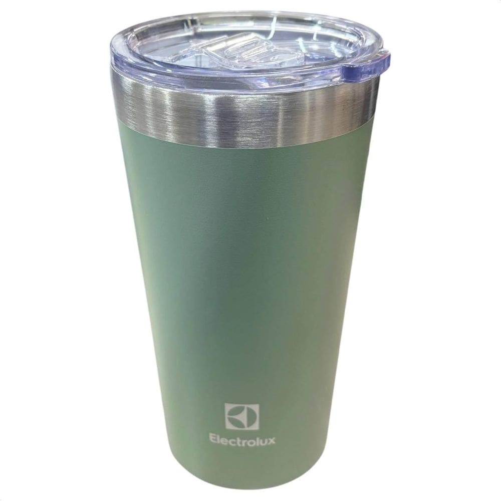 Copo Térmico Verde 560Ml Electrolux Com Tampa Hermética