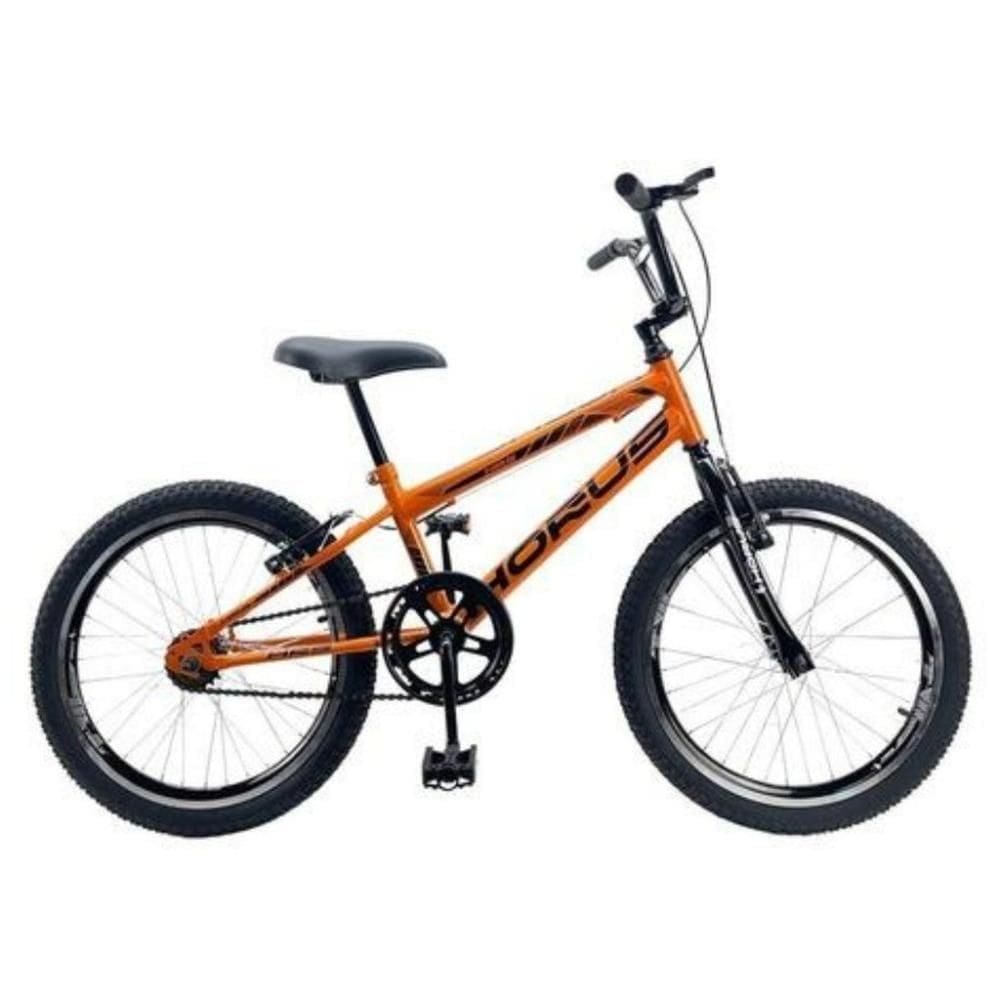 Bicicleta Infantil Aro 20 Bmx + Cross Route Laranja