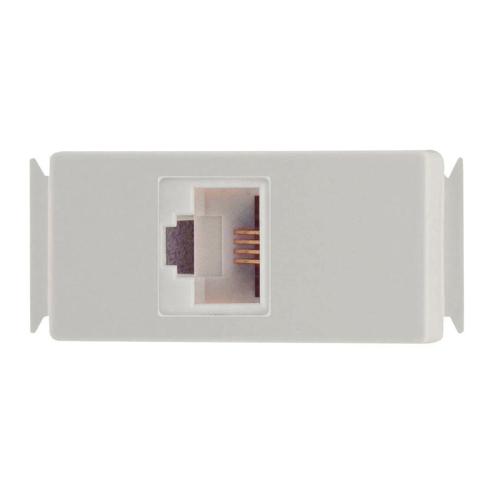 Modulo Tomada Rj11 Telefone Branco Aria Tramontina