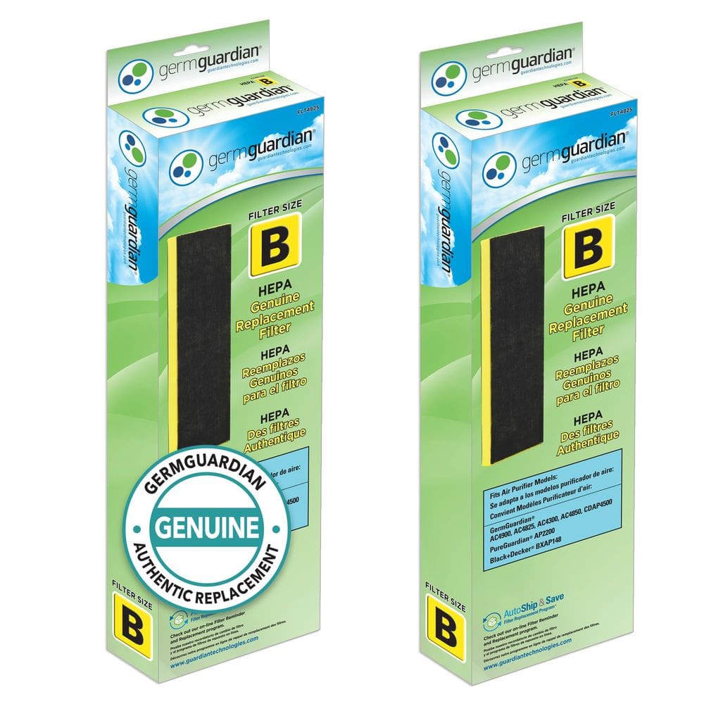 Filtro purificador de ar GermGuardian B HEPA Pure para AC4825