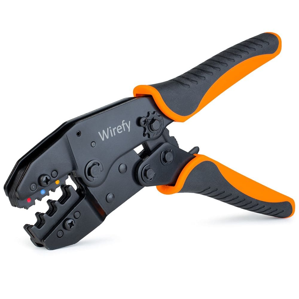 Ferramenta de crimpagem Wirefy para conectores elétricos isolados