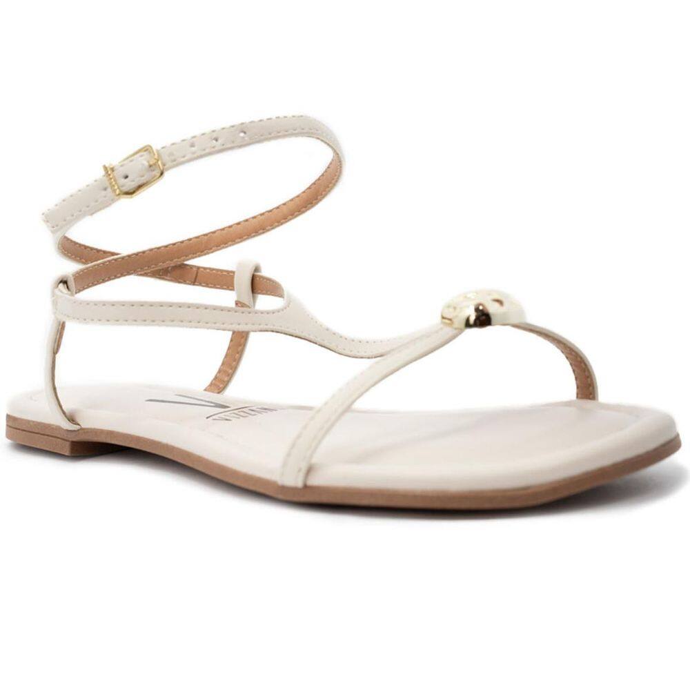 Rasteira Vizzano Detalhe Feminina - Off White