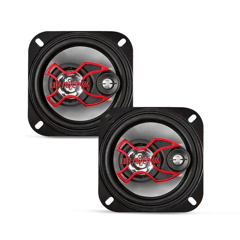 Par Alto Falante Bravox 4 Pol B3x40x 80w Rms 4 Ohms Triaxial Linha X