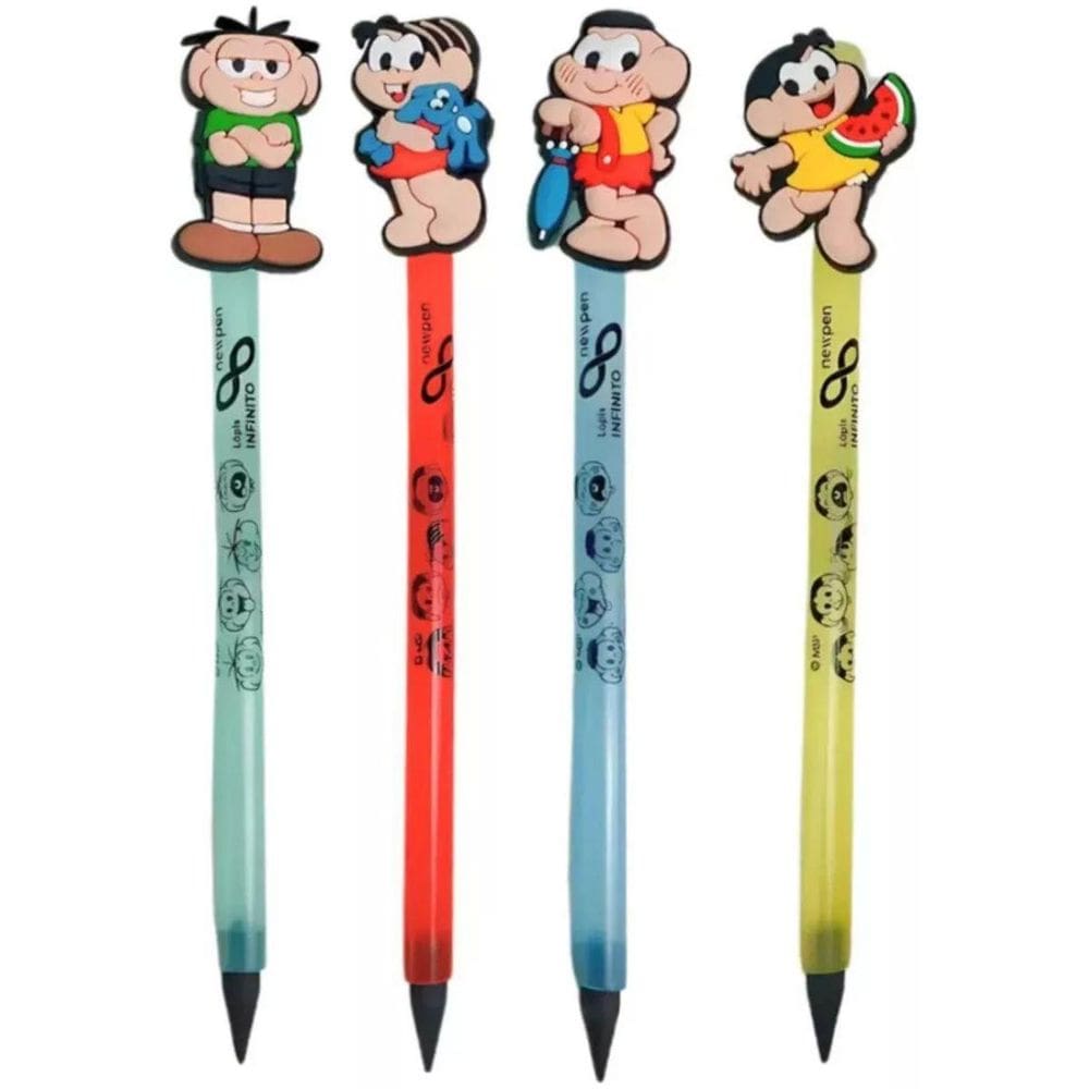 Kit De Lápis Infinito Hb Da Turma Da Mônica - Newpen