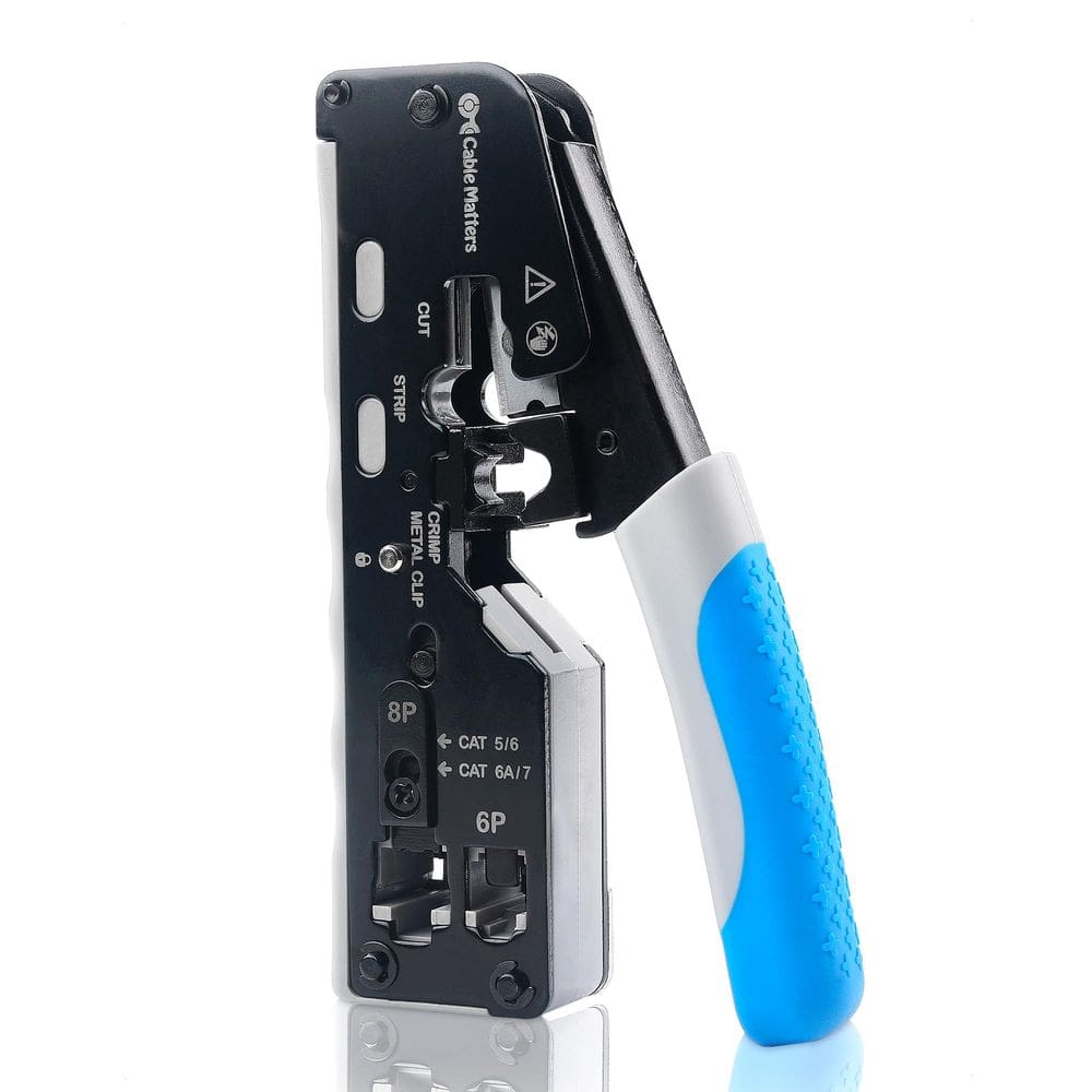 Cabo de ferramenta de crimpagem Ethernet Matters All-In-One Cat 8