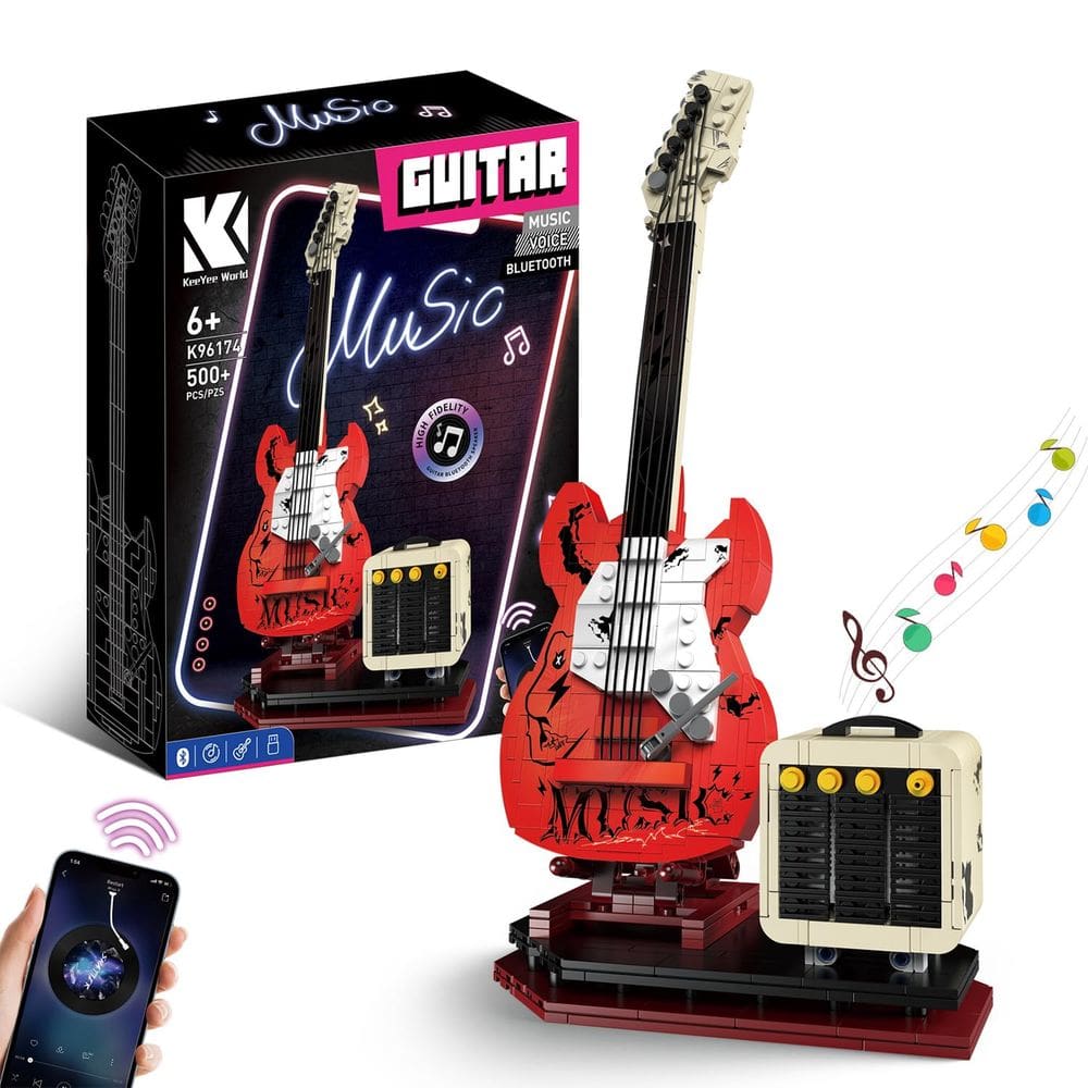 Conjunto interativo de música para guitarra Building Block XyDongTong