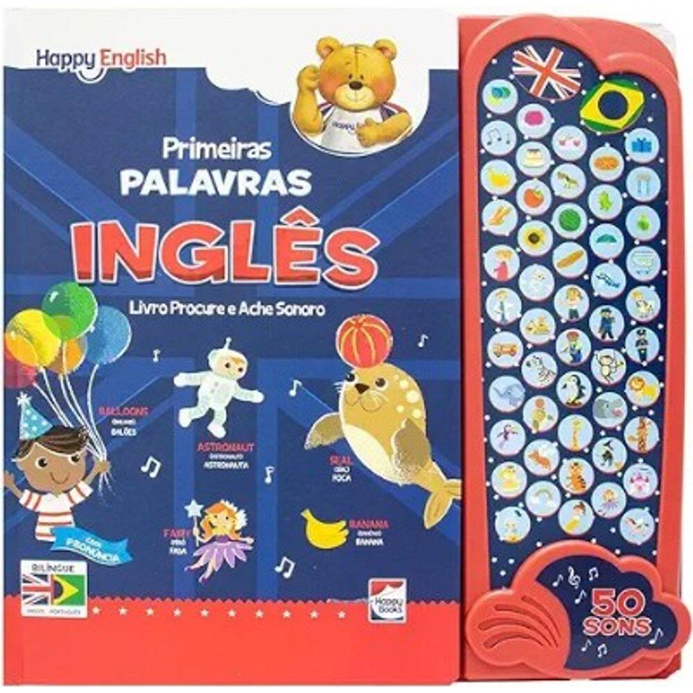 He Procure e Encontre - Livro Sonoro: Primeiras Palavras Ing