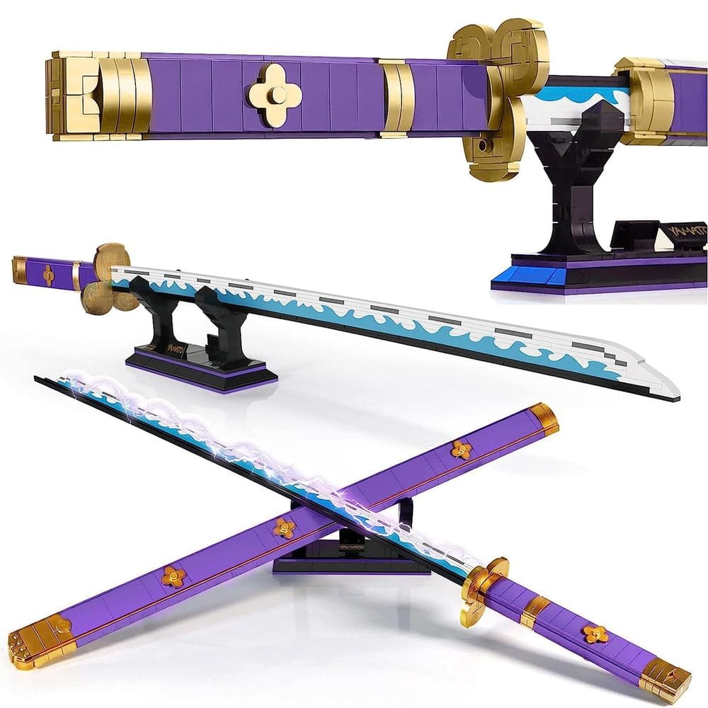 Conjunto de construção HIGH GODO Anime Cosplay Swords 936 peças