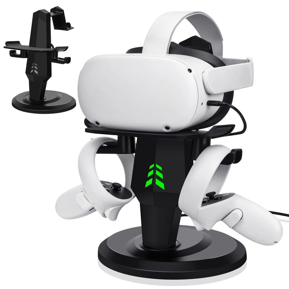 Suporte de tela Charging Dock VR Lampelc para Meta/Oculus Quest 2