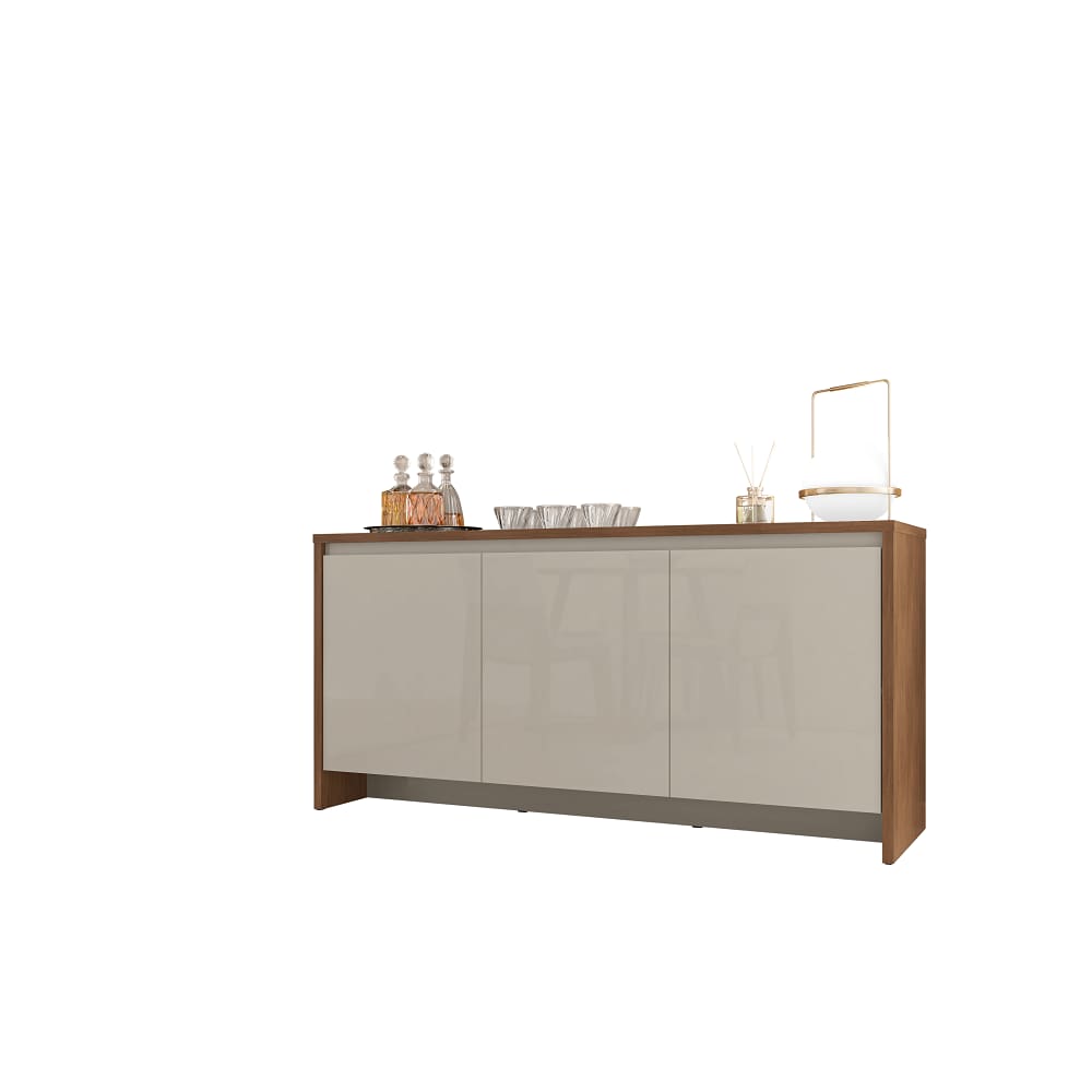 Buffet Aparador 3 Portas Madri Cedro Off White Casa D