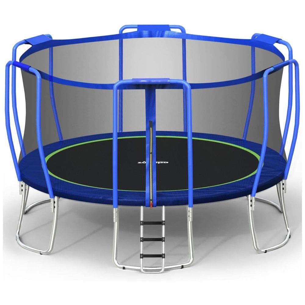 Cama Elástica para Crianças, até 192 kg, Tamanho 4,6 Metros, Zupapa, Azul