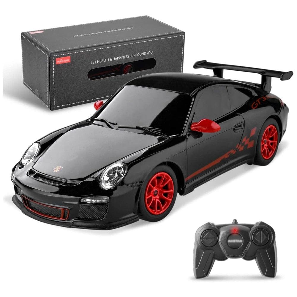 Carrinho de Controle Remoto Porsche 911G Licenciado para Adultos e Crianças, BEZGAR, Preto