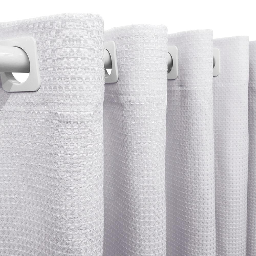 Cortina Para Janela 1,20X1,00 Piquet Branco Sala Quarto