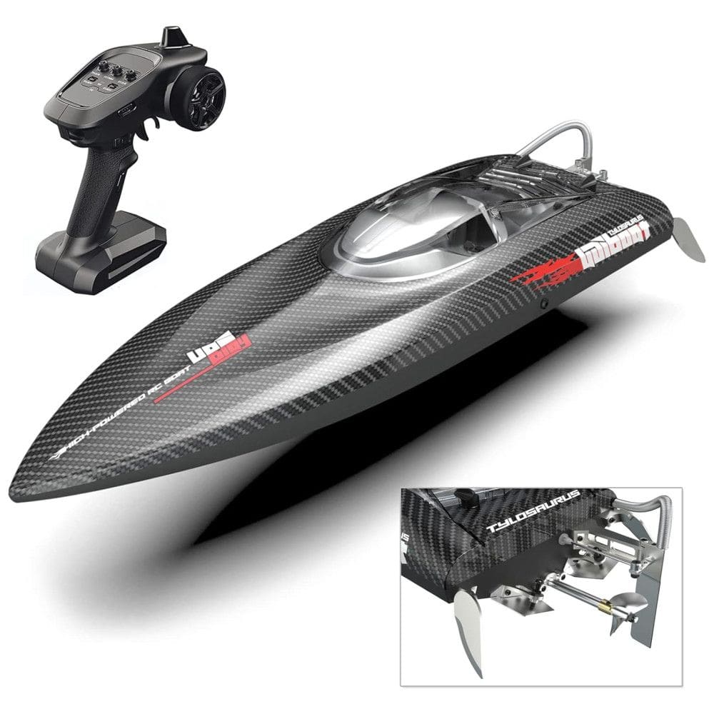 Barco de Controle Remoto para Adultos, Tamanho 63 cm com Sistema de Rádio Marítimo de 2.4Ghz e Velocidade Máxima de 50 km/h, Cheerwing,