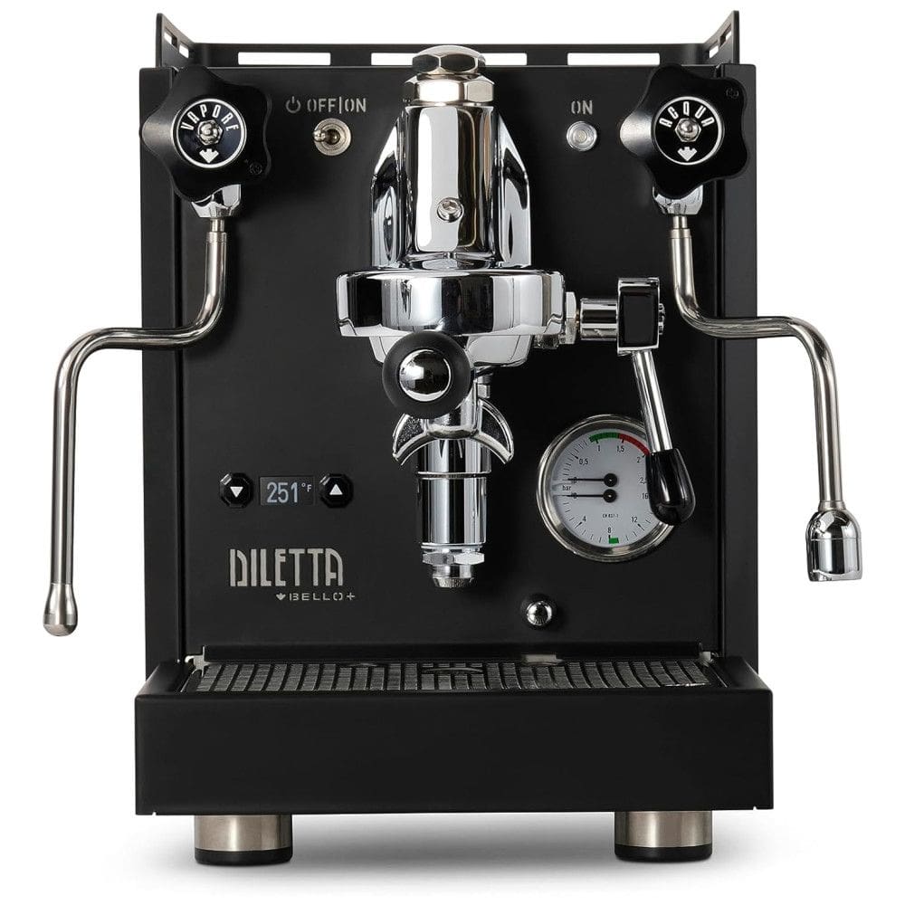 Máquina de Café Expresso em Aço Inoxidável com Controle de Temperatura PID e Modo Ecológico de Baixo Consumo, 110V 1500W, Diletta Bello,