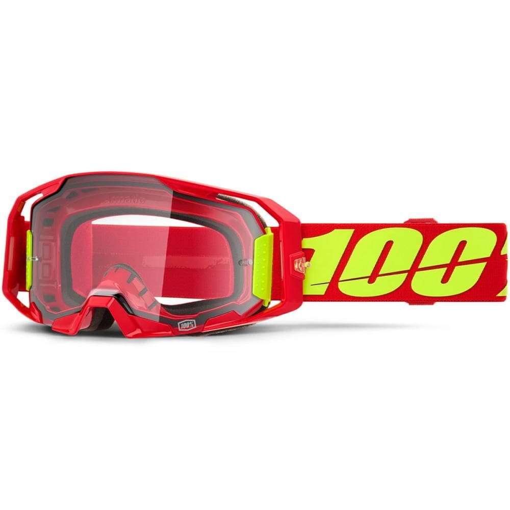 Óculos 100% Armatic Red Lente Transparente