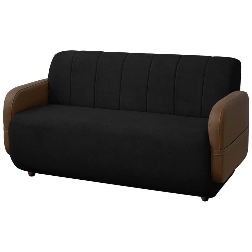 Sofá Orgânico Curvo Malbec 2 Lugares 130cm Bouclê Facto - SOFA STORE